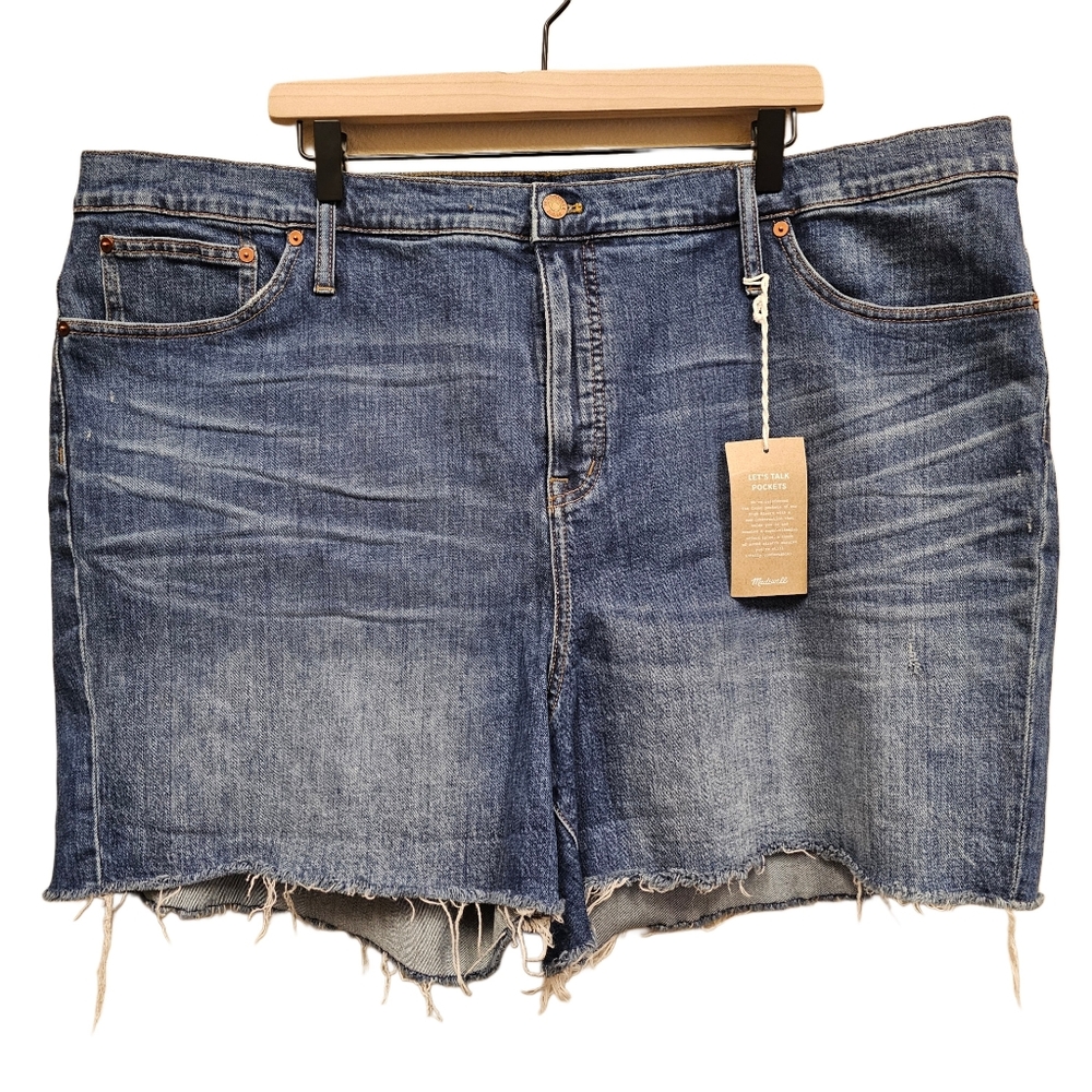 Madewell Women's Plus Size High Rise Denim Shorts